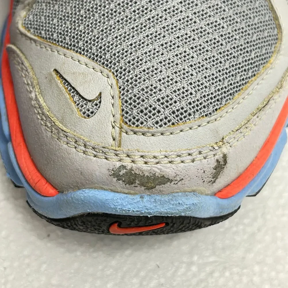 Nike Flex Trail Women's Size 6 Gray Blue Orange Running Shoes 537696-004